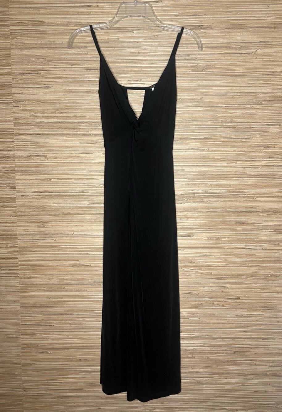 Young Fabulous & Broke Twist Front Cut-Out Maxi Dress Black Sz XS